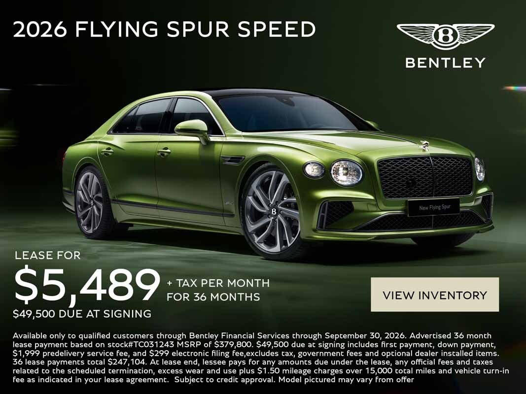 flying spur speed