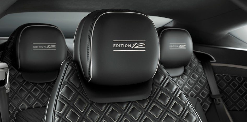 Speed Edition 12 embroidery on headrest