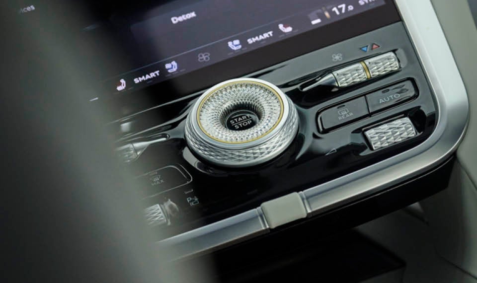 Bentley Torcal interior detail